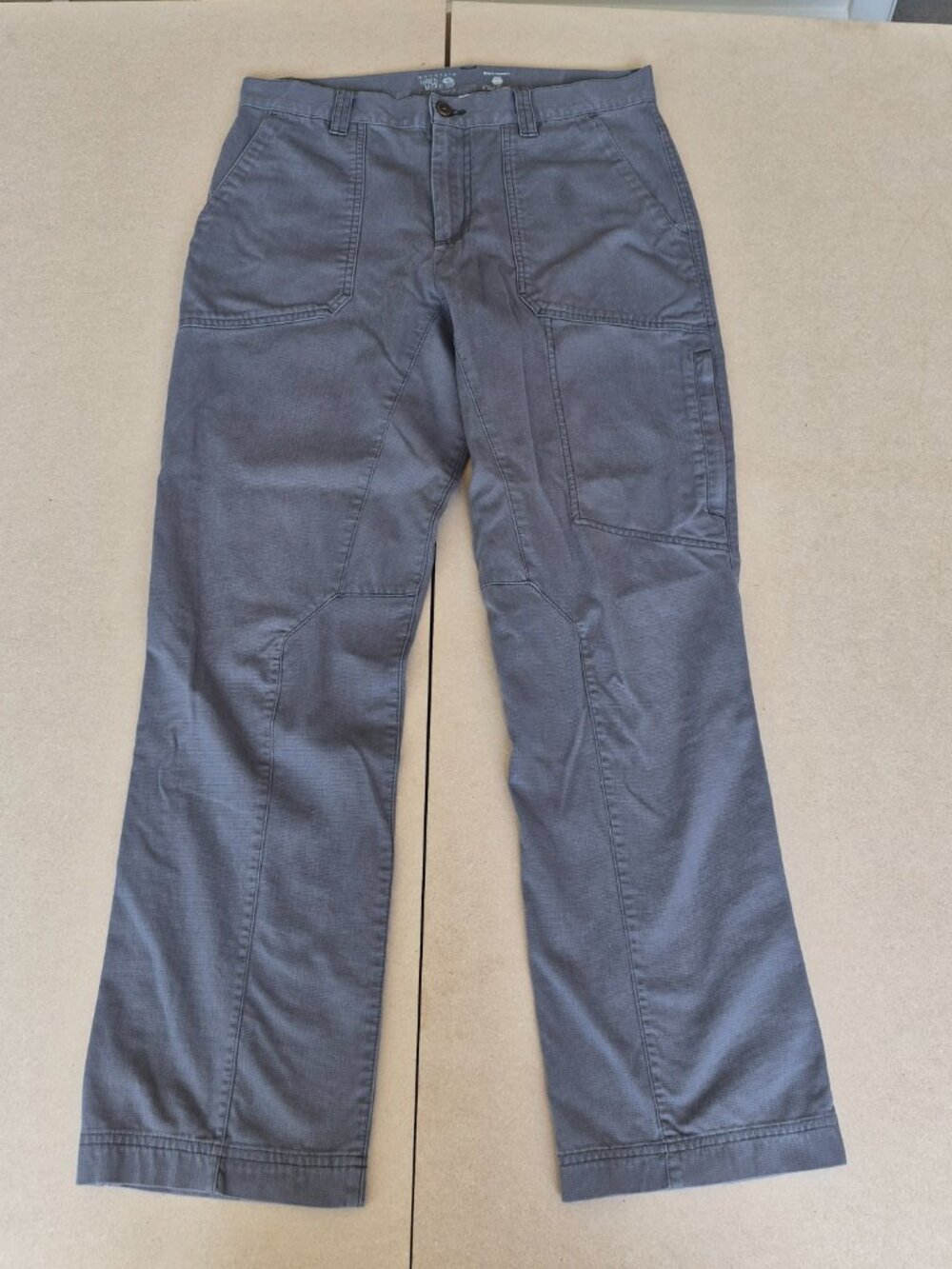 Mountain Hardwear Men’s 32x32 Gray Utility Pants Stretch Workwear Hiking Outdoor